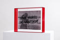 Não Morri de Vontade — fotografia analógica montada em acrílico vermelho
